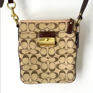 Coach Crossbody Bag with CC Fabric
